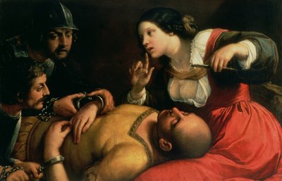 Sansón y Dalila de Michelangelo Merisi Caravaggio